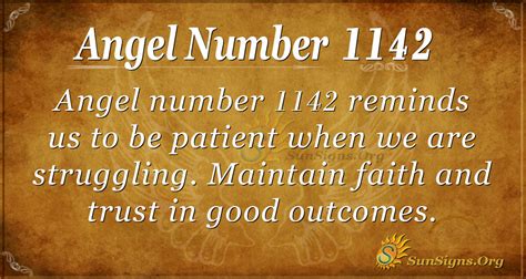 1142 angel number|The Meaning of the 1142 Angel Number